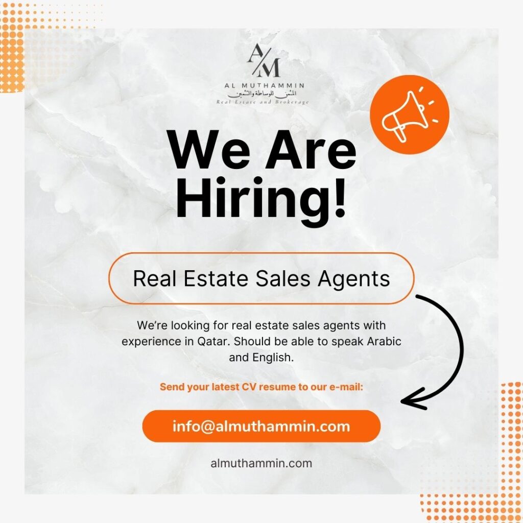 Real Estate Agent Hiring Advert